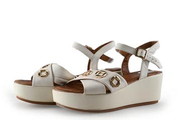 Manfield Sleehakken in maat 38 Wit, Verzenden, Wit, Zo goed als nieuw, Schoenen met hoge hakken