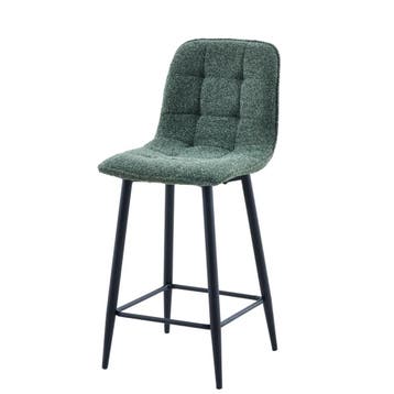 DS4U - Hugo barkruk 65 cm - Set van 6 - Groen - Stof, Ophalen of Verzenden, Nieuw