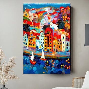 Jowita Skalska - Garden Above the Harbour XXL