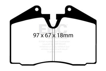 EBC 89-95 Ferrari 348 3.4 Yellowstuff Front and Rear Brake, Ophalen of Verzenden, Nieuw
