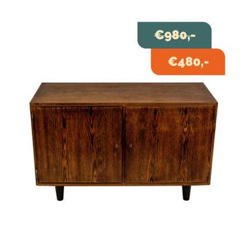 TV-meubel | Hundevad | Vintage | Wengé |  3954, Minder dan 50 cm, 75 cm of meer, Mid-Century, Ophalen of Verzenden