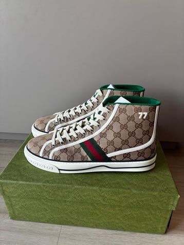 Gucci - tennis 1977 high - Sneakers - Maat: EU 44 - Nieuw, Kleding | Heren, Schoenen, Nieuw