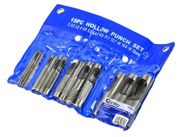 Holpijpset Holpijp Set - 15 Delig - Leren Perforator Set - H, Ophalen of Verzenden, Nieuw