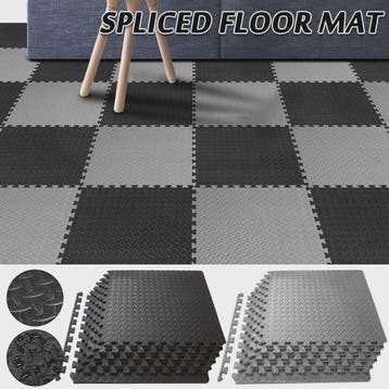 12-delige Puzzel Fitnessmatten Set - Antislip EVA Interlocki, Verzenden, Nieuw