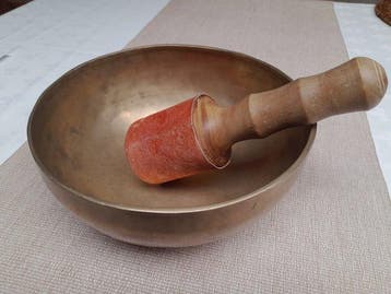 Singing bowl - Brons - Nepal - Begin 20e eeuw