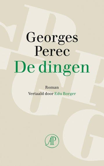 9789029553827 De dingen Georges Perec, Verzenden, Nieuw, Georges Perec