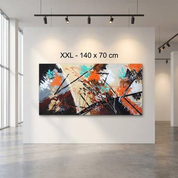 Monika Spiewak - Abstract - Oil Painting Stretched On The