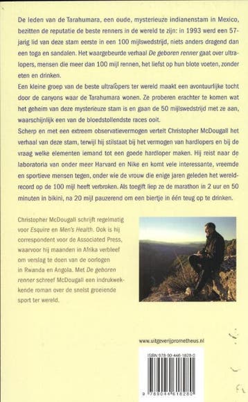 De geboren renner 9789044618280 Christopher McDougall, Verzenden, Zo goed als nieuw, Christopher McDougall