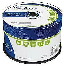 MediaRange | DVD-R | 4.7 GB | 50 Stuks, Verzenden, Nieuw