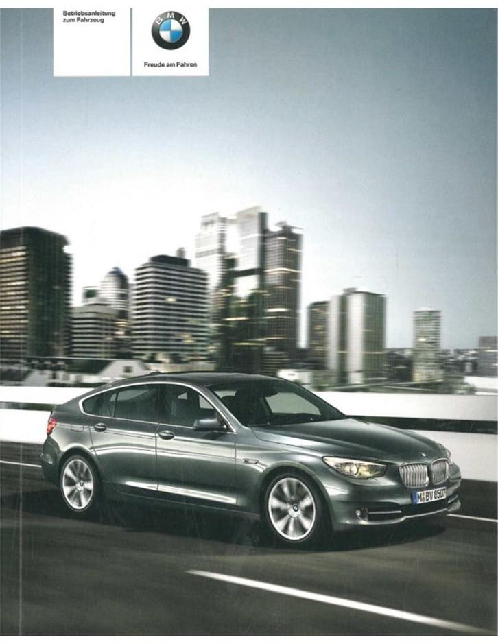 2010 BMW 5 SERIE GRAN TURISMO INSTRUCTIEBOEKJE DUITS, Auto diversen, Handleidingen en Instructieboekjes