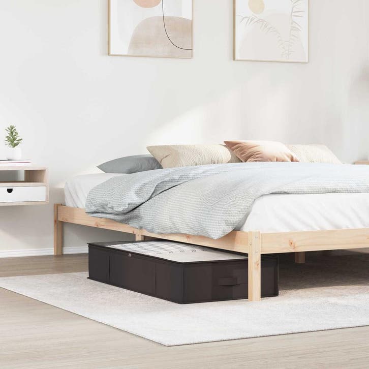 vidaXL Opbergdoos met transparant bovenraam Antracietkleurig, Huis en Inrichting, Woonaccessoires | Kisten, Nieuw, Verzenden