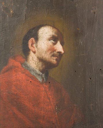 Italiaanse school (XVIII) - Porträt des heiligen Carlo