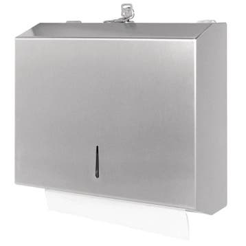 RVS papieren handdoek dispenser met slot, Verzenden