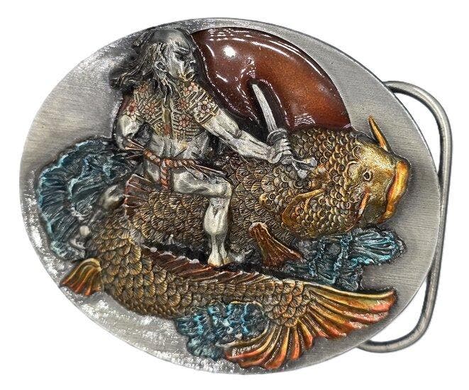 japanese warrior Buckle/Gesp, Kleding | Heren, Riemen en Ceinturen, Verzenden