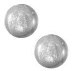 10 x Polaris Cabochon 7mm Jais Grey (Cabochons en camée), Ophalen of Verzenden, Nieuw, Overige typen