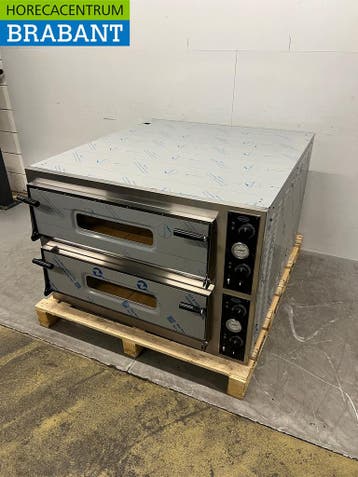 RVS Combisteel 2 x 6 Pizza’s 35 cm doorsnee 400V Horeca, Ophalen of Verzenden, Nieuw zonder verpakking