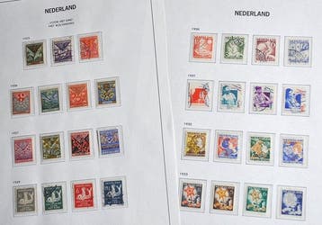Nederland 1925/1933 - Complete verzameling Kinderzegels met, Gestempeld