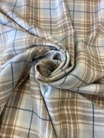 Hoogwaardig weefsel, uiterst zacht, met Schotse ruit, zonder