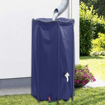 vidaXL Watertank met kraan opvouwbaar 380 L PVC, Verzenden, Nieuw