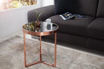 Design bijzettafel Original ASTRO 45cm koperzwarte, Ophalen of Verzenden, Nieuw