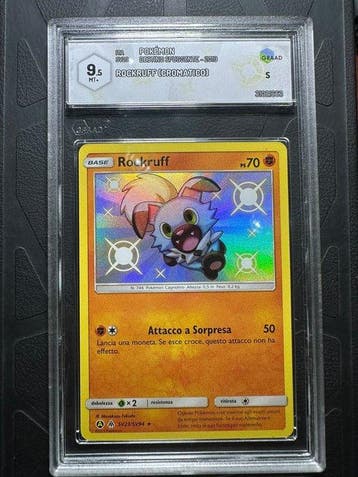 Pokémon - 1 Graded card - Rockruff SV23/SV94 Foil - Graad, Nieuw
