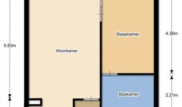 Te Huur 2 Kamer Appartement Binnenwater In Zoetermeer, Huizen en Kamers, Huizen te huur, Direct bij eigenaar, Zoetermeer, Appartement