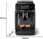 Philips 2200 serie EP2220/10 Espressomachine – Zwart, Witgoed en Apparatuur, Koffiezetapparaten, Ophalen of Verzenden, Zo goed als nieuw