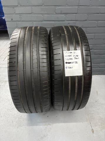 255/40/21 PIRELLI PZERO RO1 5,2MM 2 STUKS €240,- (0522), Auto-onderdelen, Banden en Velgen, Ophalen, Gebruikt, 255 mm, 21 inch