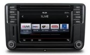 VW radio reparatie scherm display volkswagen transporter t6