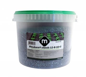 Blaukorn classic 12-8-16+3 5 kg, Verzenden