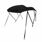 Navishade Biminitop 3 Boog 117 cm Black Edition Zwart Doek-B, Ophalen of Verzenden, Nieuw