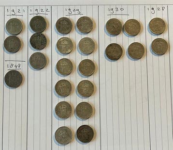 Nederland. 1/2 Gulden 1848/1930 (Zonder minimumprijs), Postzegels en Munten, Munten | Nederland