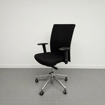 König & Neurath bureaustoel - zwarte stof, Ophalen of Verzenden, Nieuw