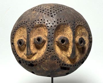 dubbelzijdig masker - Lega - DR Congo (Zonder minimumprijs)