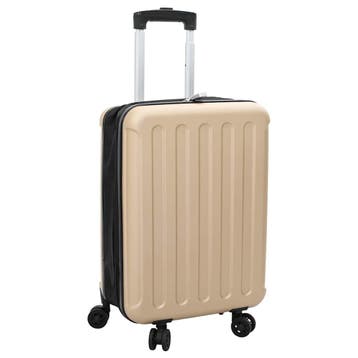 vidaXL Koffer met slot champagne 34 x 23 x 55.5 cm ABS, Verzenden, Nieuw