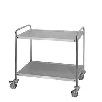 GGM Gastro | Serveerwagen - 800x500mm - met 2 bladen | S2K85, Verzenden