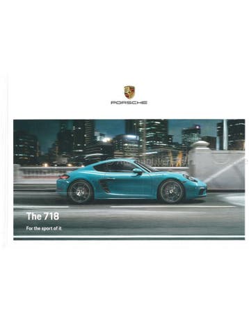 2020 PORSCHE 718 BOXSTER | 718 CAYMAN HARDCOVER BROCHURE, Boeken, Nieuw, Porsche, Author
