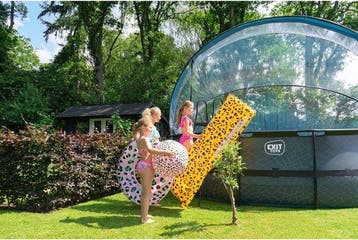 2dekans | EXIT Zwembad Overkapping ECO ø488cm - Zwembad Dome, Tuin en Terras, Ophalen of Verzenden, Zo goed als nieuw