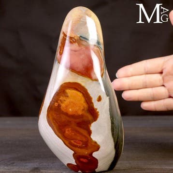 Mooi - Decoratieve veelkleurige jaspis - Madagaskar