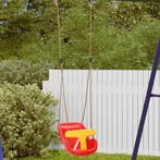 vidaXL Babyschommel Rood 36 x 43 x 42 cm Kunststof, Kinderen en Baby's, Speelgoed | Buiten | Speeltoestellen, Verzenden, Nieuw