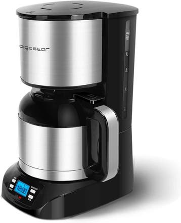 Koffiezetapparaat - filterkoffie - met thermoskan - RVS, Verzenden, Zo goed als nieuw