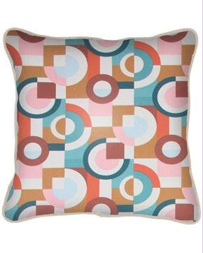 Luxe Sierkussen Trendy Retro, Huis en Inrichting, Nieuw, Overige kleuren, Vierkant