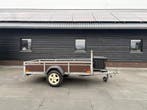 Bakwagen 250 x 130 cm met kist ,Led en alu wielen 750 kg, Auto diversen, Ophalen, Gebruikt