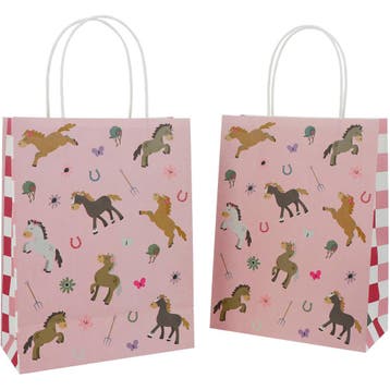 Paard Uitdeeltasjes Happy Horses 27cm (6st), Ophalen of Verzenden, Nieuw