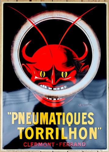Pneumatiques Torrilhon emaille bord, Verzenden, Nieuw