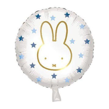 Folie ballon Nijntje baby blauw, Verzenden, Nieuw, Feestartikel