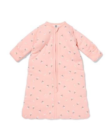 HEMA Babyslaapzak met afneembare mouwen katoen 3tog bloemen, Verzenden, Nieuw