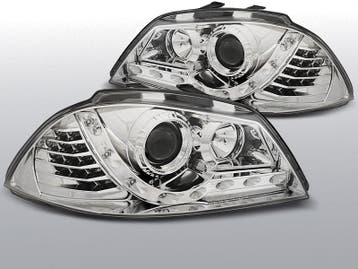 Koplampen LED DRL | geschikt voor Seat Ibiza 6L 2002-2008 |, Verzenden, Nieuw, Seat