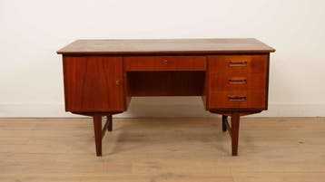 Vintage bureau | Deens | Teak | Mid-century, Huis en Inrichting, Bureaus, Ophalen of Verzenden, Nieuw