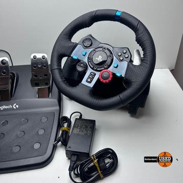 Logitech G G29 Driving Force-racestuur en -vloerpedalen, Verzenden, Gebruikt